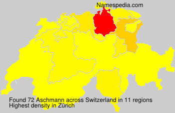 Surname Aschmann in Switzerland