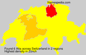 Surname Atta in Switzerland