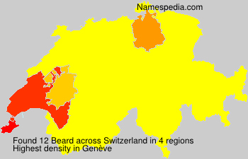 Surname Beard in Switzerland