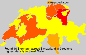 Surname Biermann in Switzerland