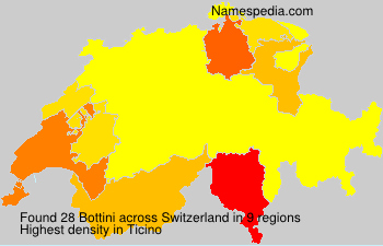 Surname Bottini in Switzerland