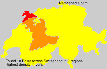Surname Bruat in Switzerland