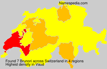 Surname Brunori in Switzerland