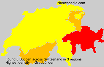 Surname Bucceri in Switzerland