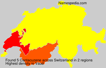 Surname Cantacuzene in Switzerland