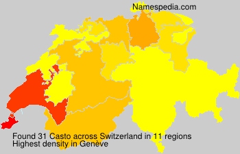 Surname Casto in Switzerland