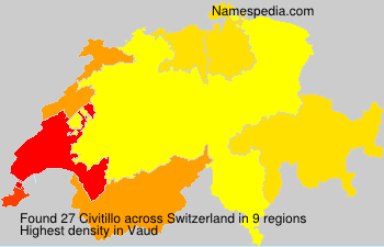 Surname Civitillo in Switzerland