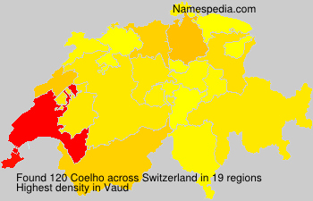 Surname Coelho in Switzerland