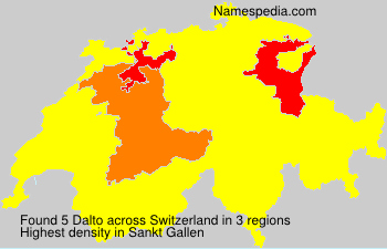 Surname Dalto in Switzerland