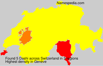 Surname Dashi in Switzerland