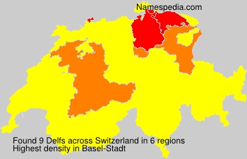 Surname Delfs in Switzerland