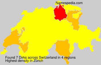Surname Dirks in Switzerland