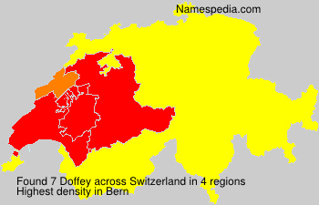 Surname Doffey in Switzerland