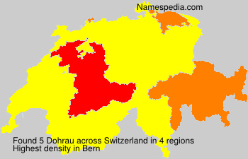 Surname Dohrau in Switzerland