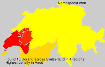 Surname Dorand in Switzerland
