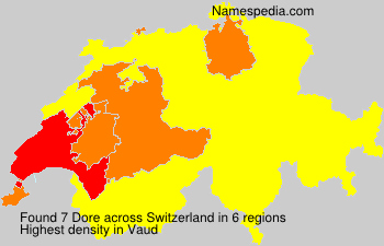 Surname Dore in Switzerland