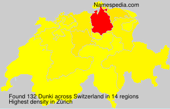 Surname Dunki in Switzerland
