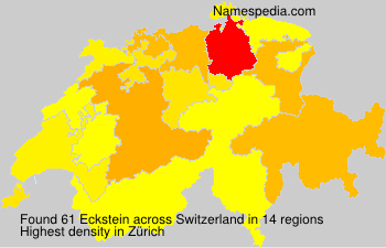 Surname Eckstein in Switzerland