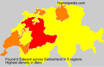 Surname Edward in Switzerland