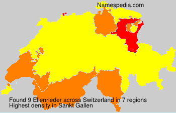 Surname Ellenrieder in Switzerland