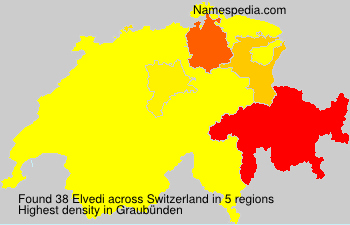 Surname Elvedi in Switzerland