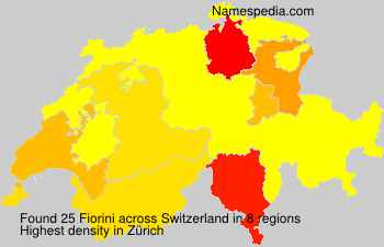 Surname Fiorini in Switzerland