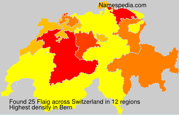 Surname Flaig in Switzerland