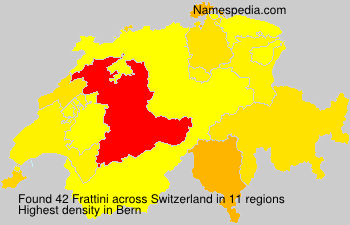Surname Frattini in Switzerland