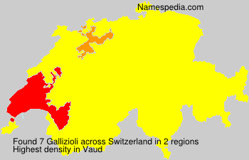 Surname Gallizioli in Switzerland