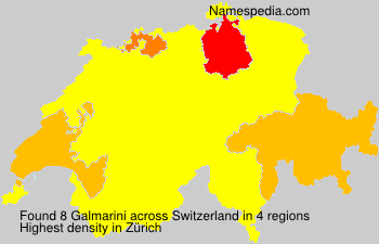 Surname Galmarini in Switzerland