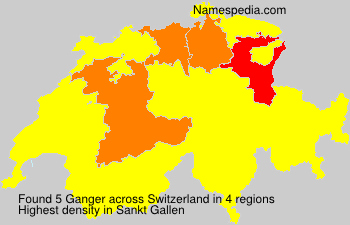 Surname Ganger in Switzerland