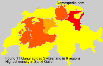 Surname Gangl in Switzerland
