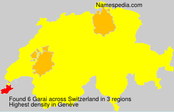 Surname Garai in Switzerland
