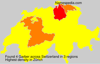Surname Garber in Switzerland