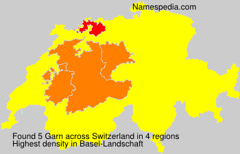 Surname Garn in Switzerland