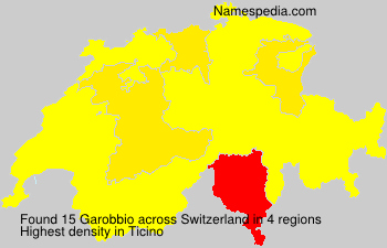 Surname Garobbio in Switzerland
