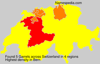 Surname Garrels in Switzerland
