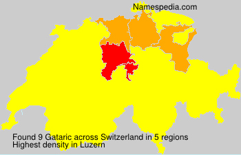 Surname Gataric in Switzerland