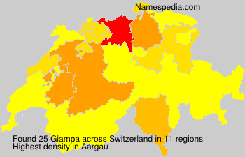Surname Giampa in Switzerland