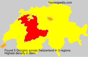 Surname Giorgino in Switzerland