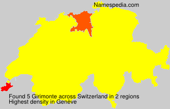 Surname Girimonte in Switzerland