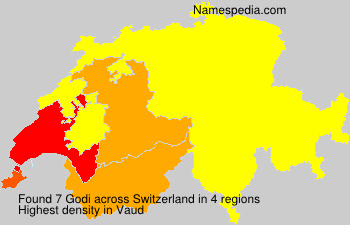 Surname Godi in Switzerland