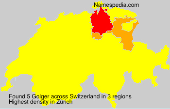 Surname Golger in Switzerland