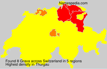 Surname Grava in Switzerland
