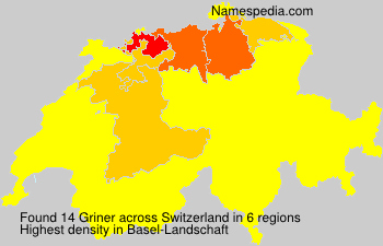 Surname Griner in Switzerland