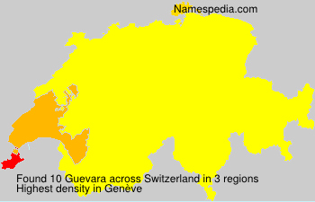 Surname Guevara in Switzerland
