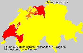 Surname Gumina in Switzerland