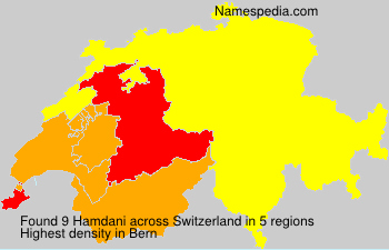 Surname Hamdani in Switzerland