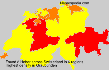Surname Heber in Switzerland