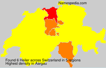 Surname Heiler in Switzerland